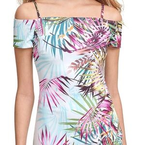 GUESS Tropical Print Women's Dress
